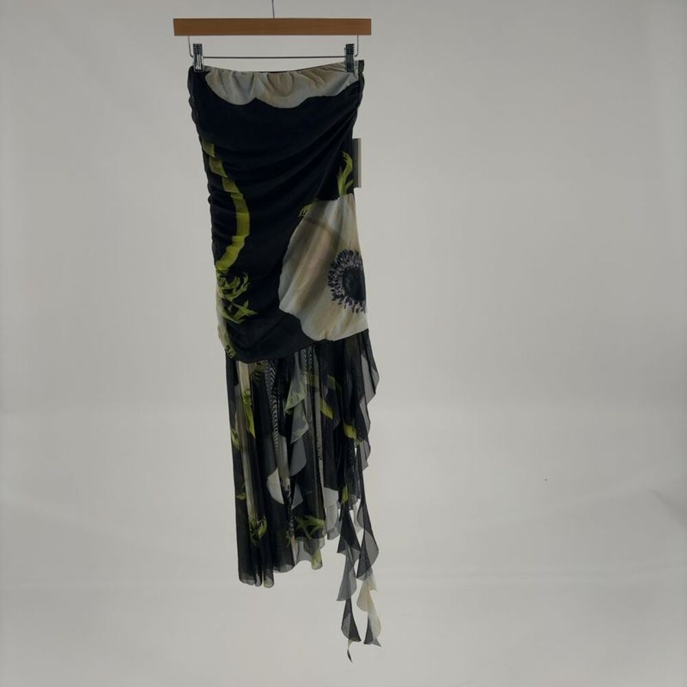 Moonsea Mesh Midi Dress in Multicolor